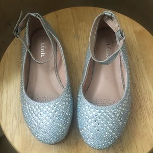Girls sparkly shoes size 2